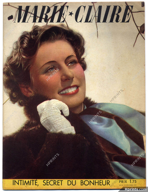 Marie Claire 1937 N°41 Hermès, 60 pages