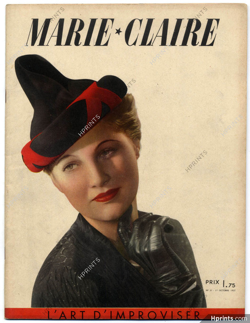 Marie Claire 1937 N°31 Sacha Guitry Princesse Bibesco, 52 pages
