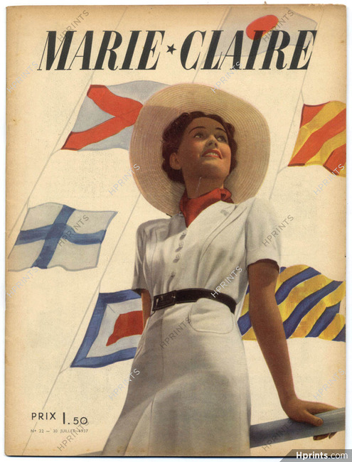 Marie Claire 1937 N°22 Jean Patou, 44 pages