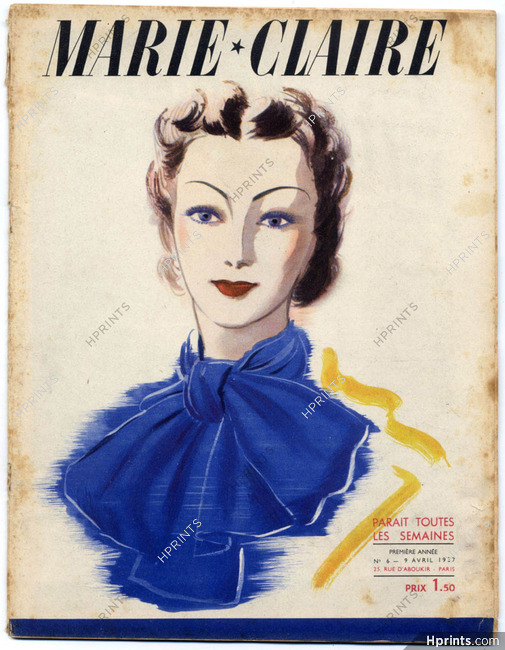 Marie Claire 1937 N°6 Zoltan Kemeny, 48 pages