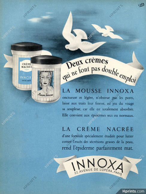Innoxa (Cosmetics) 1937 Lupa, Mariette Lydis