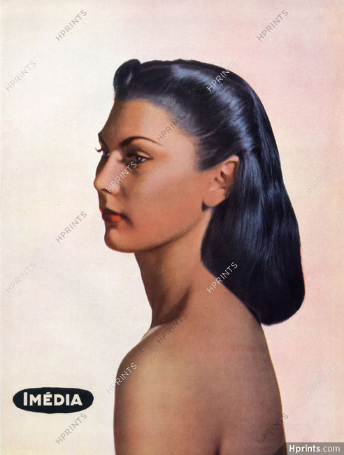 Imédia (L'Oréal) 1947 Harry Meerson, Dyes for hair, Hairstyle