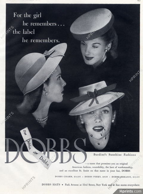 Dobbs (Millinery) 1944