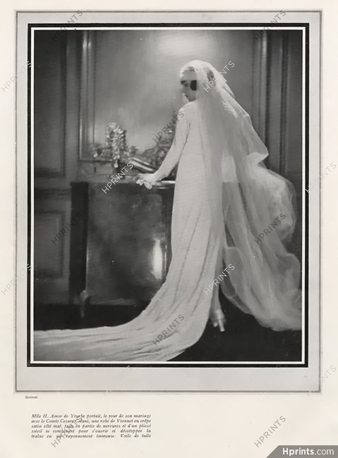 Madeleine Vionnet 1927 Wedding Dress, Melle H. Amor de Yturbe
