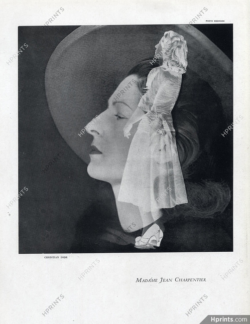 Christian Dior 1947 Mrs Jean Charpentier, Harry Meerson