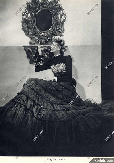 Jacques Fath 1945 Evening Gown, Arik Népo