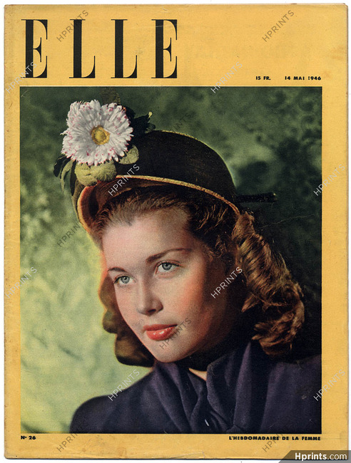 ELLE N°26 du 14 Mai 1946 Madeleine Le Beau La Maison Fuller en aluminium, 24 pages