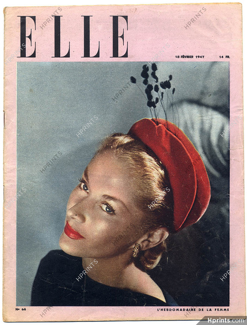 ELLE N°66 du 18 Février 1947, 24 pages