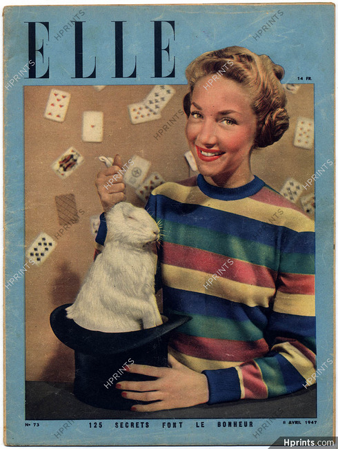 ELLE N°73 du 8 Avril 1947 Anny Blatt Jean Dessès