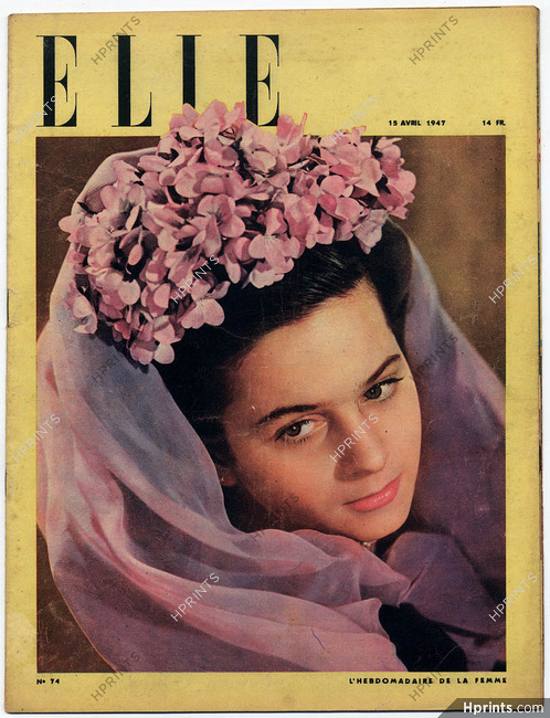 ELLE N°74 du 15 Avril 1947 Albouy Hélène Sodowska Jacques Fath