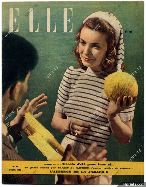 ELLE N°79 du 20 Mai 1947 Tricots d'été, 24 pages
