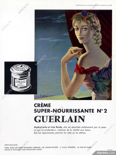 Guerlain (Cosmetics) 1962 Pierre Ino