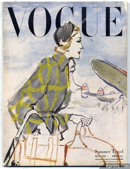 British Vogue May 1947 Summer Travel Eric, 116 pages