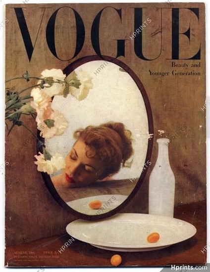 British Vogue August 1947 Beauty and Younger Generation, 104 pages