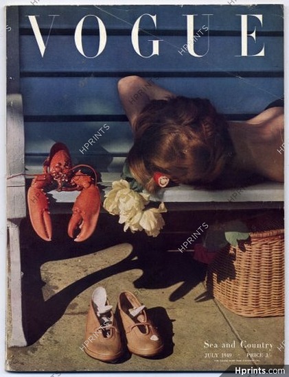 British Vogue July 1949 Sea and Country, Norman Parkinson