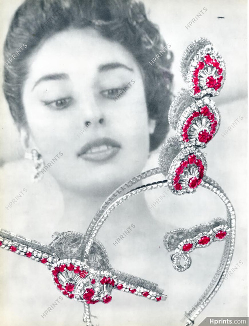Cartier (Jewels) 1954 Set of Ruby
