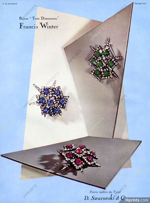 Swarovski & Co. (Jewels) 1959 Brooch, Francis Winter