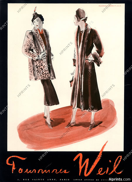 Weil (Fur Coat) 1936 Plucer, Fur Coat