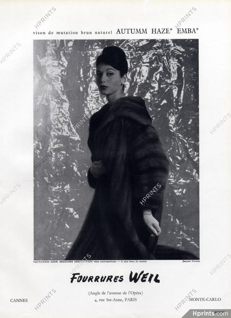 Weil (Fur clothing) 1959