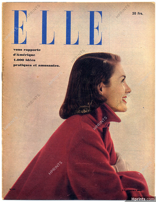 ELLE N°114 du 27 Janvier 1948 Elle à New York Hélène Gordon-Lazareff Richard Avedon, 24 pages