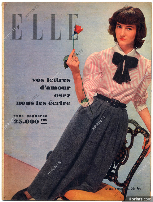 ELLE N°120 du 9 Mars 1948, 24 pages