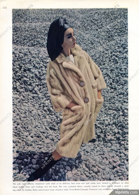Hattie Carnegie 1962 Fur Coat