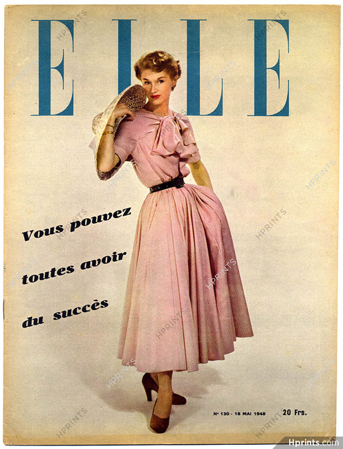 ELLE N°130 du 18 Mai 1948 Christian Dior, 24 pages