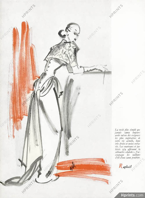 Raphaël 1947 Evening Gown, Fernando Bosc