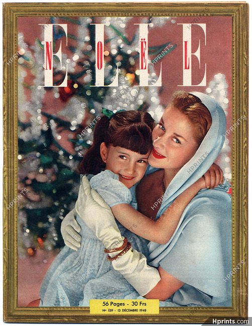 ELLE N°159 du 13 Décembre 1948 Numéro Spécial Noël, 56 pages
