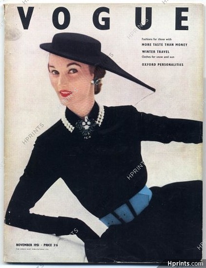 British Vogue November 1951 John Deakin Henry Clarke, 180 pages