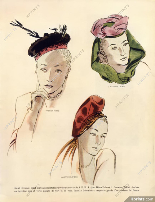 Maud & Nano, Suzanne Talbot, Janette Colombier 1946 André Delfau