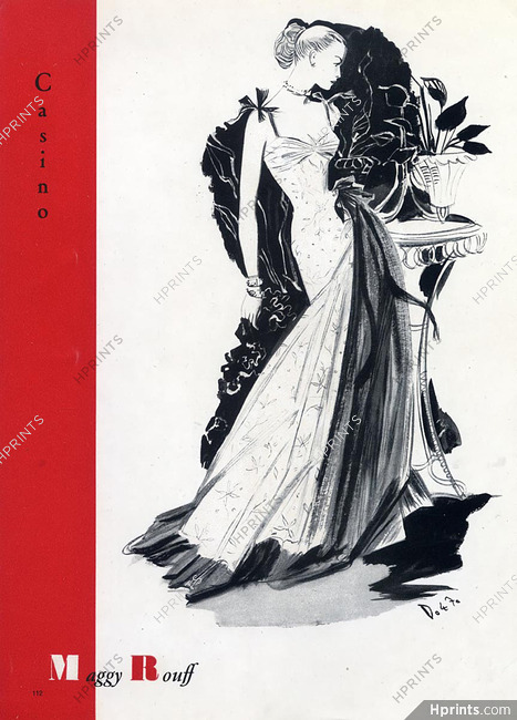 Maggy Rouff 1947 André Delfau