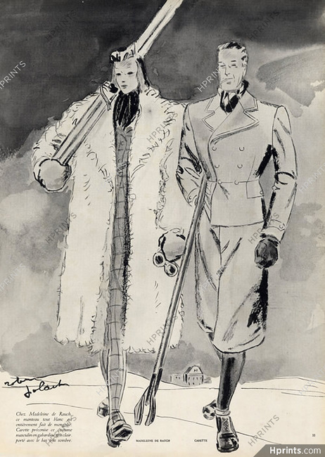 Madeleine de Rauch & Carette (Men's Clothing) 1938 Robert Polack, Ski Wear