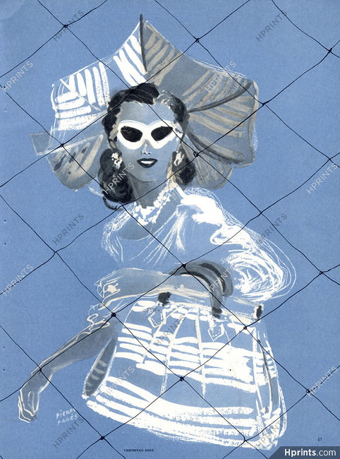 Christian Dior 1947 Handbag, Hat, Pierre Pagès