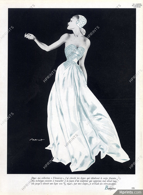 Bruyère 1947 Evening Dress, Brenot