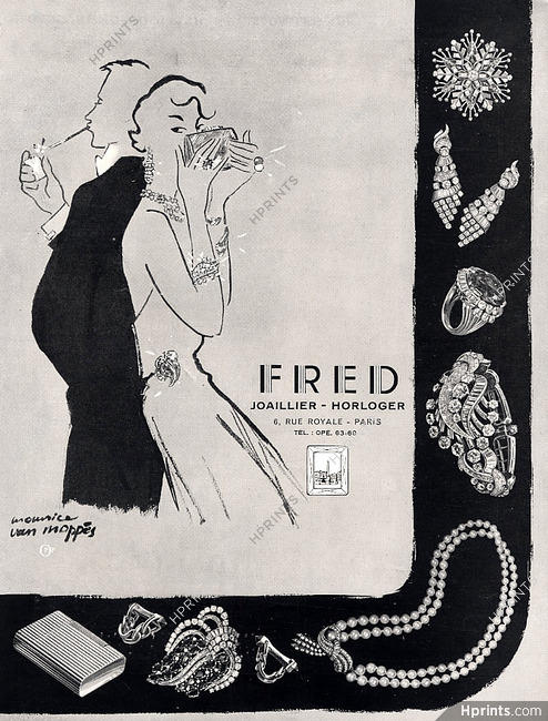 Fred (High Jewelry) 1952 Lighter, Maurice Van Moppès
