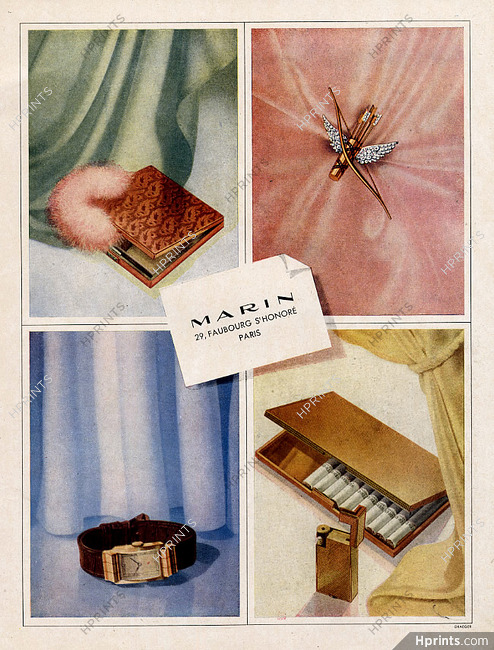 Marin (Watches, Jewels, Cigarette Box) 1945