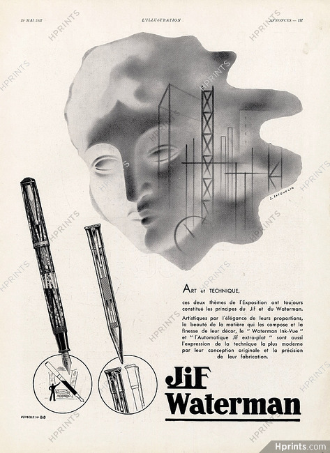 JIF Waterman 1937 Jean Jacquelin
