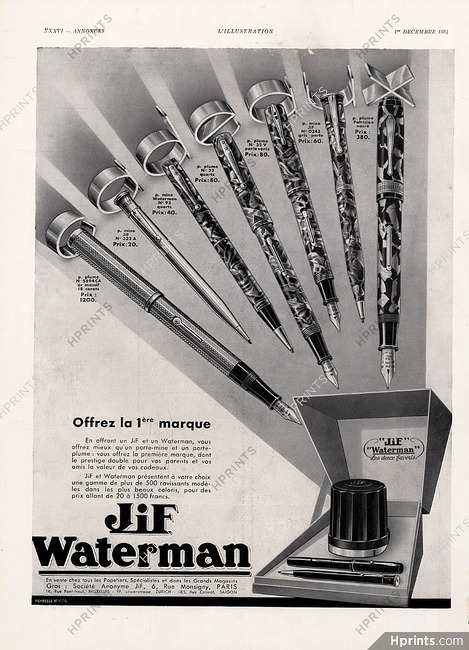 JIF Waterman 1934