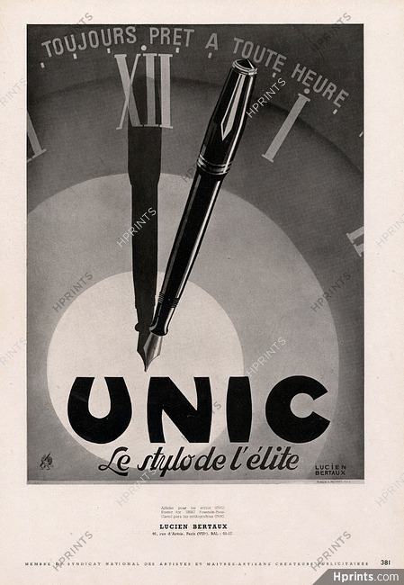 Unic (Pens) 1947 Lucien Bertaux