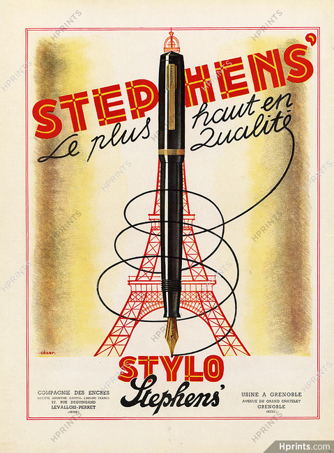 Stephens' 1945 Eiffel Tower, César