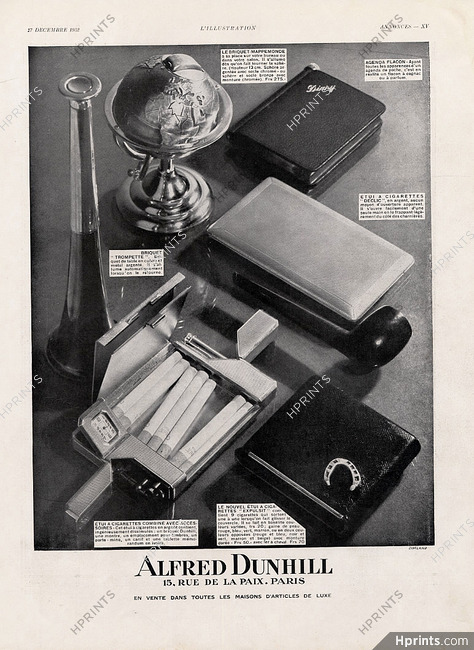 Alfred Dunhill (Lighter & Cigarette Box) 1932