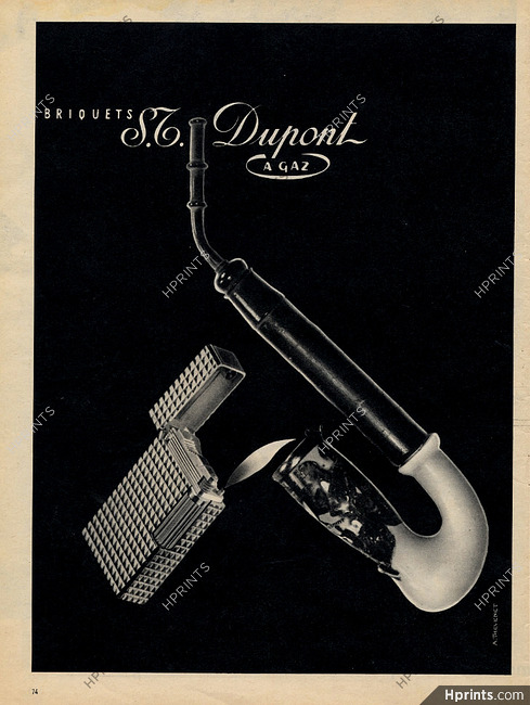Dupont 1950 Lighter, Smoking Pipe, Photo A. Thévenet