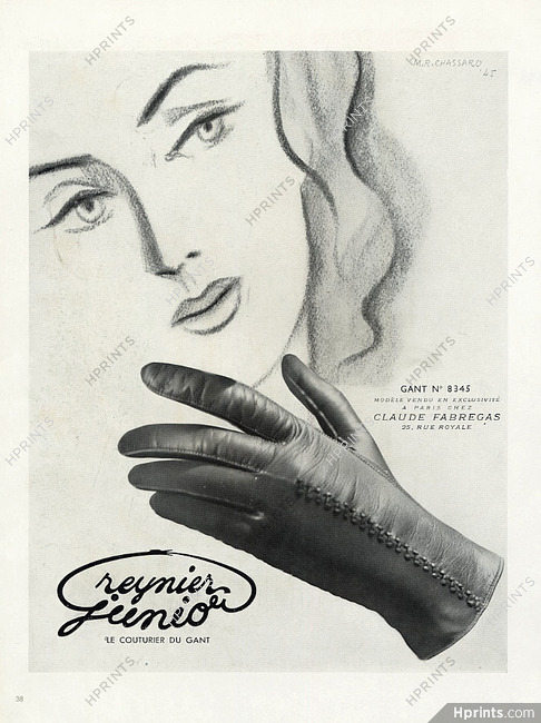 Reynier Junior (Gloves) 1945 Claude Fabregas, Chassard