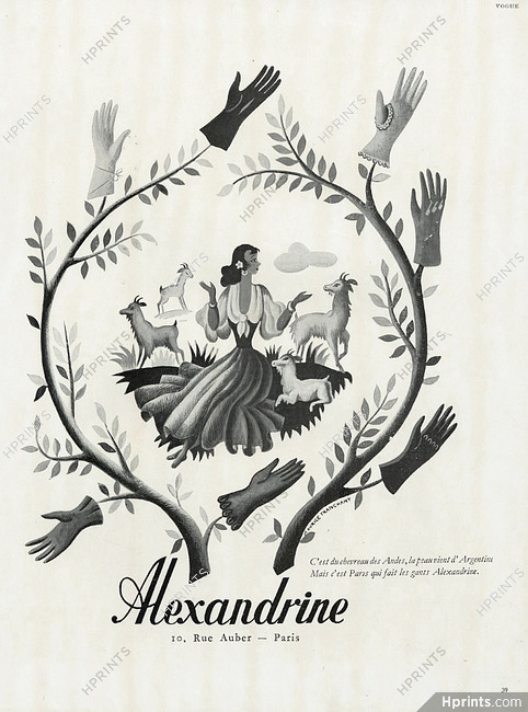 Alexandrine (Gloves) 1946 Maurice Tranchant
