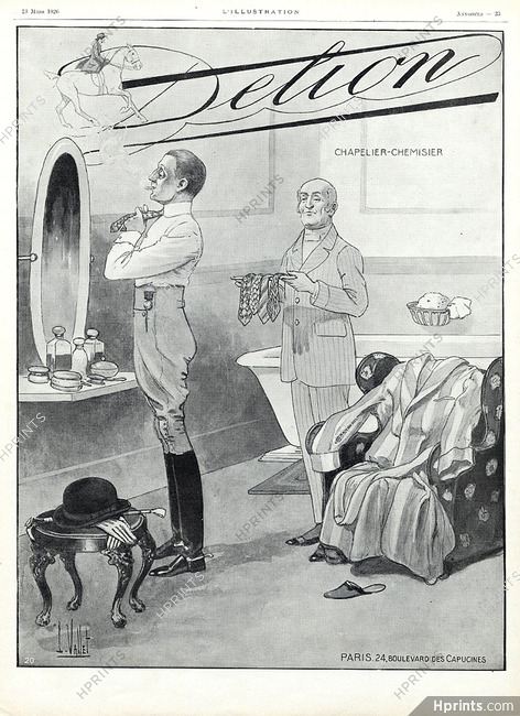 Delion (Men's Hats) 1926 Ties, Vallet (L)