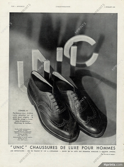 Unic (Shoes) 1930
