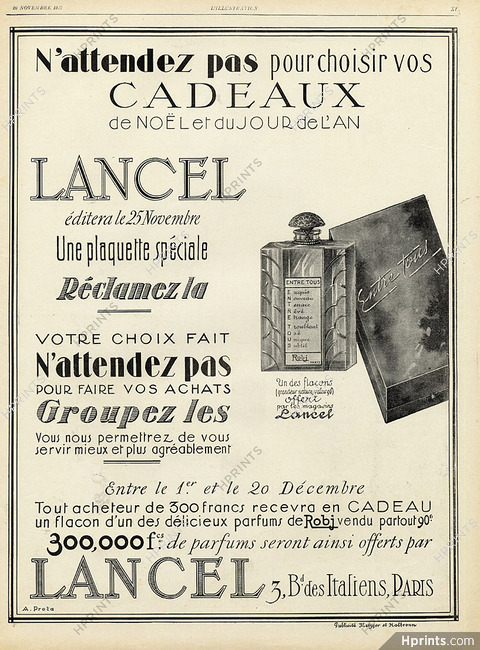 Lancel 1927 Entre Tous Perfume Robj