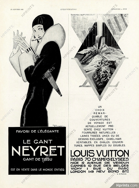 Louis Vuitton 1930 Couvertures de Voyage