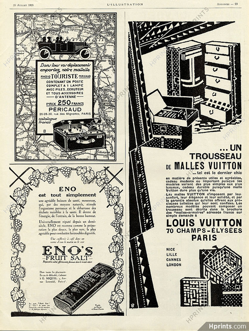 Louis Vuitton (Luggage) 1925 Trousseau de Malles